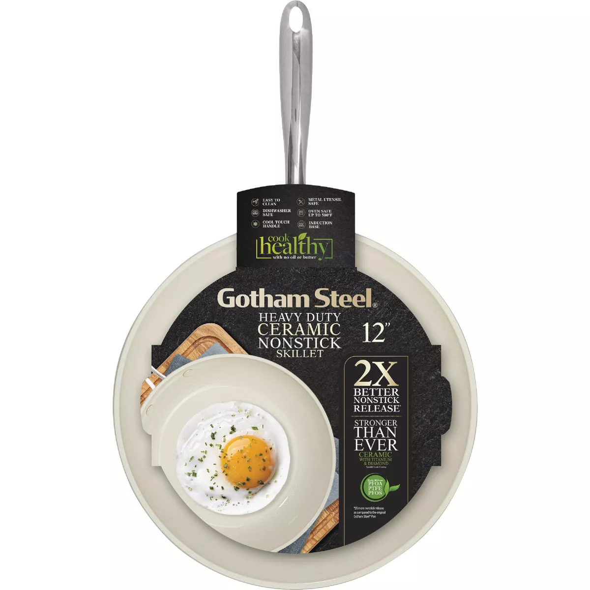 Gotham Steel Natural Collection 12 In. Fry Pan - photo 2
