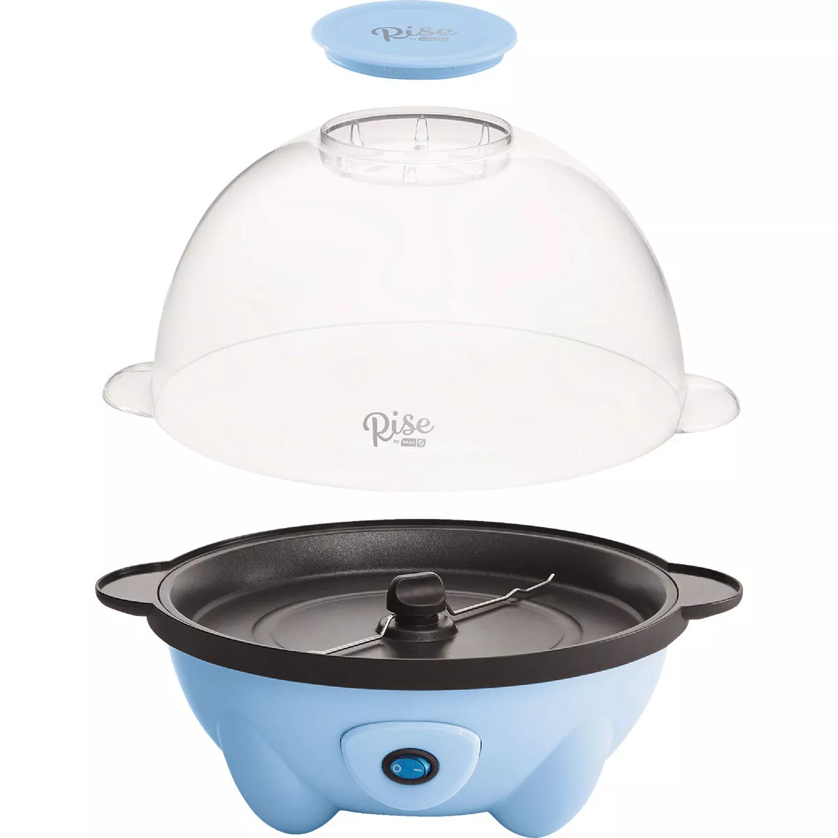 Rise by Dash 4.5 Qt. Sky Blue Stirring Popcorn Popper - photo 3