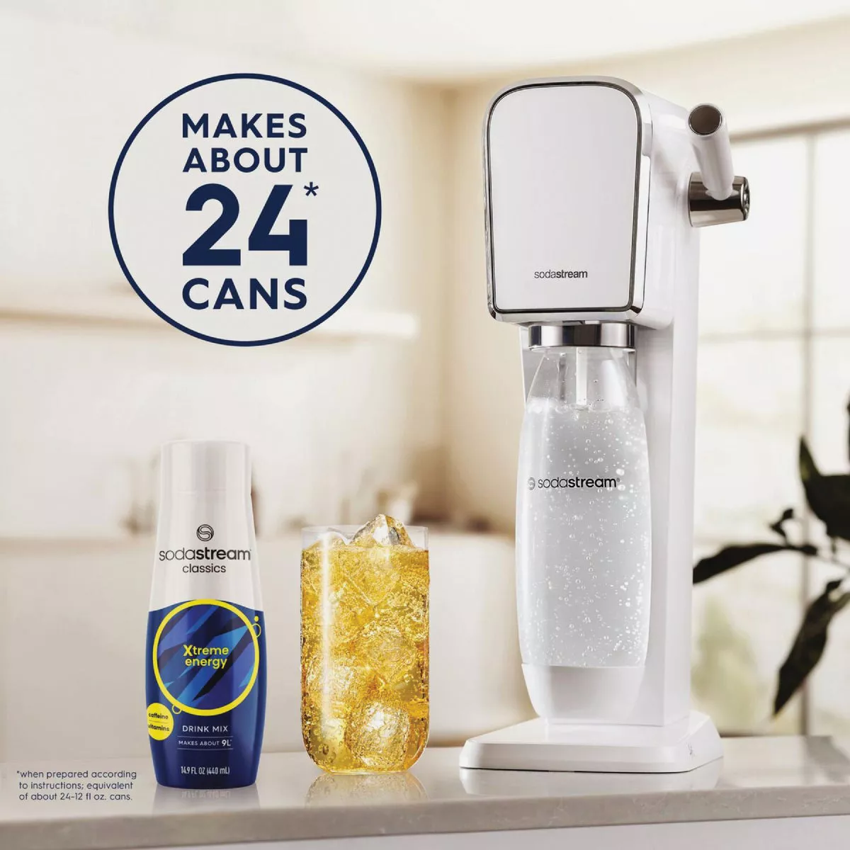 SodaStream 14.9 Oz. Xtreme Energy + Caffeine & Vitamins Sparkling Drink Mix - photo 3