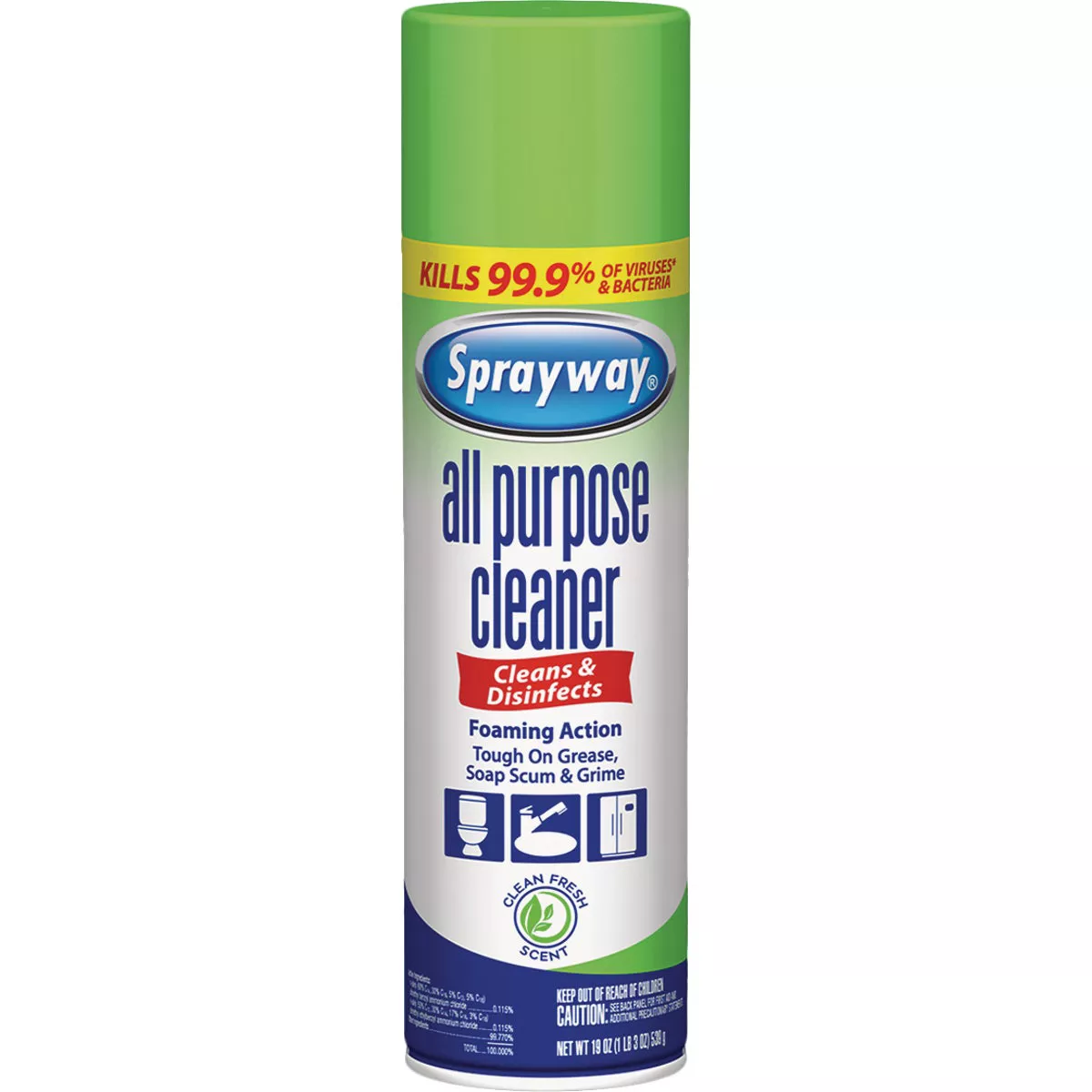 Sprayway 19 Oz. All Purpose Cleaner Disinfecting Spray