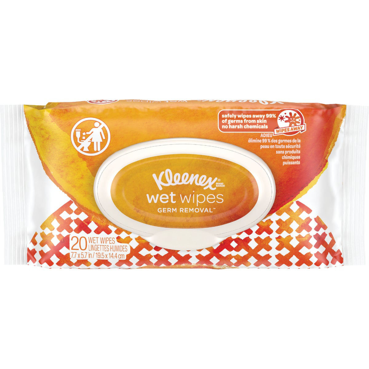 Kleenex Wet Wipes Germ Removal Disposable Wipe 20 Count Do it Best
