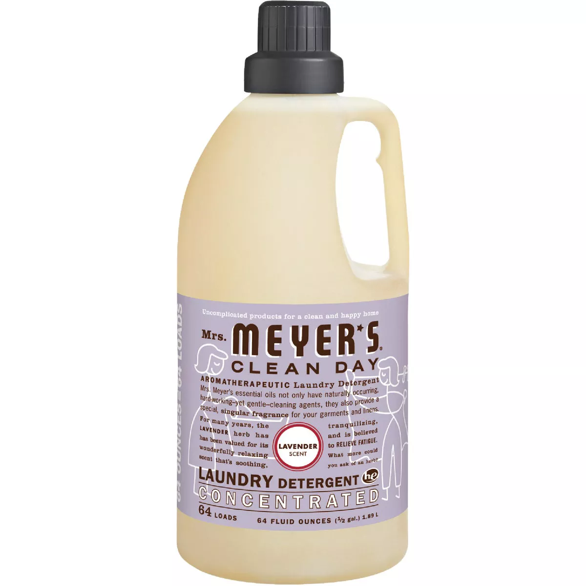 Mrs. Meyer's Clean Day 64 Oz. Lavender Concentrated Laundry Detergent