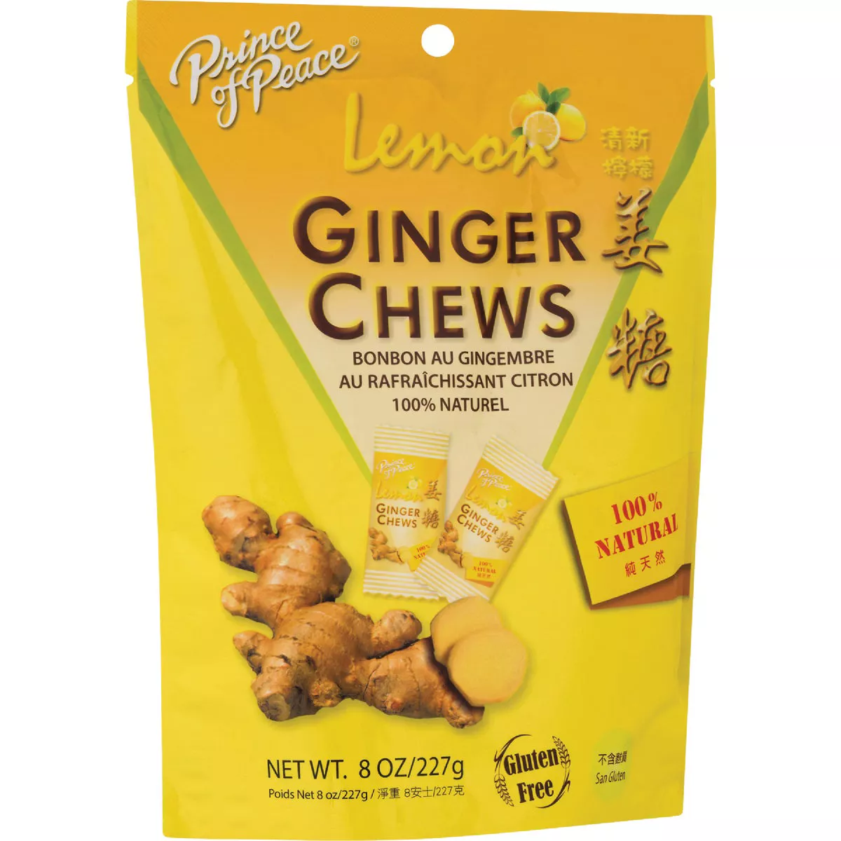 Prince of Peace 4 Oz. Lemon Ginger Chews