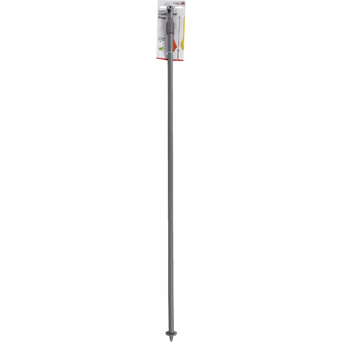 Household Essentials 85 In. Steel Powder Coated Clothesline Prop - photo 2