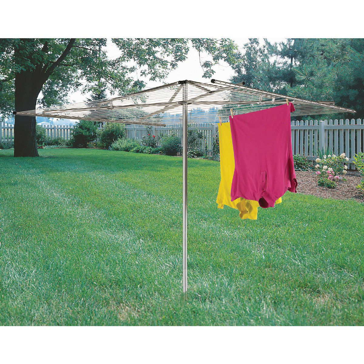 Umbrella style best sale outdoor clothesline