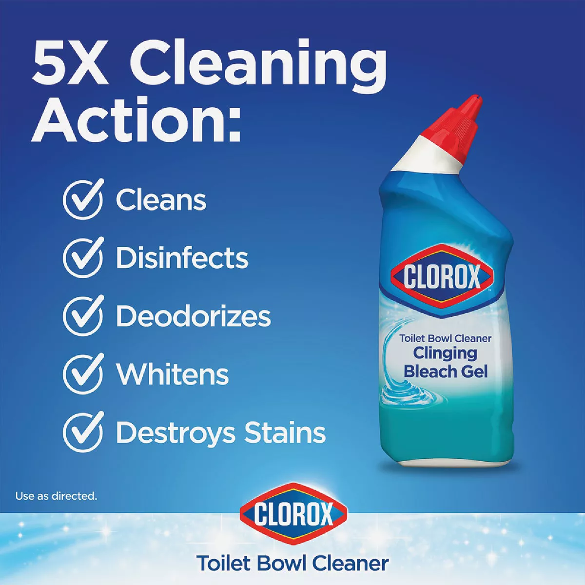 Clorox 24 Oz. Clinging Bleach Gel Toilet Bowl Cleaner - photo 3
