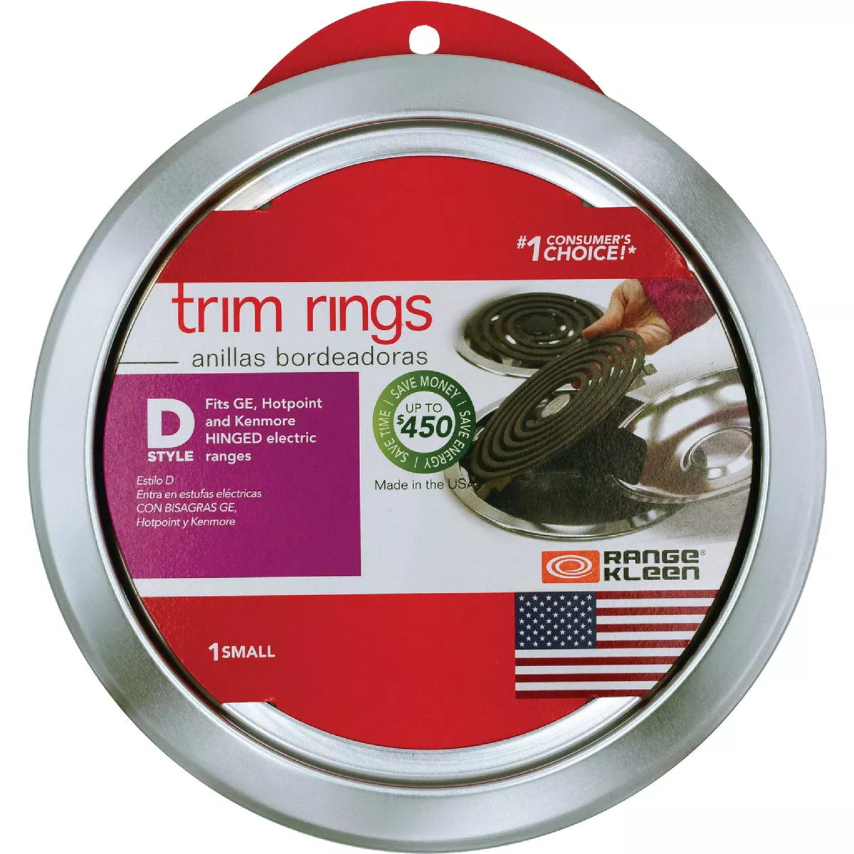 Range Kleen Style D 6" Chrome Trim Ring - photo 2