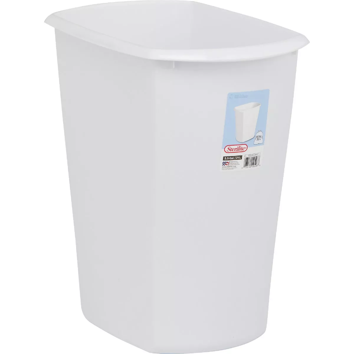 Sterilite 5.5 Gal. Rectangular Wastebasket