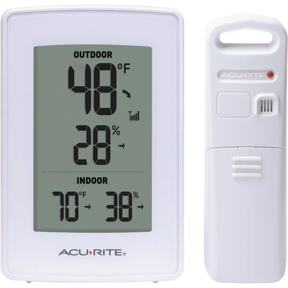 Acurite Digital Indoor & Outdoor Thermometer With Temperature & Humidity