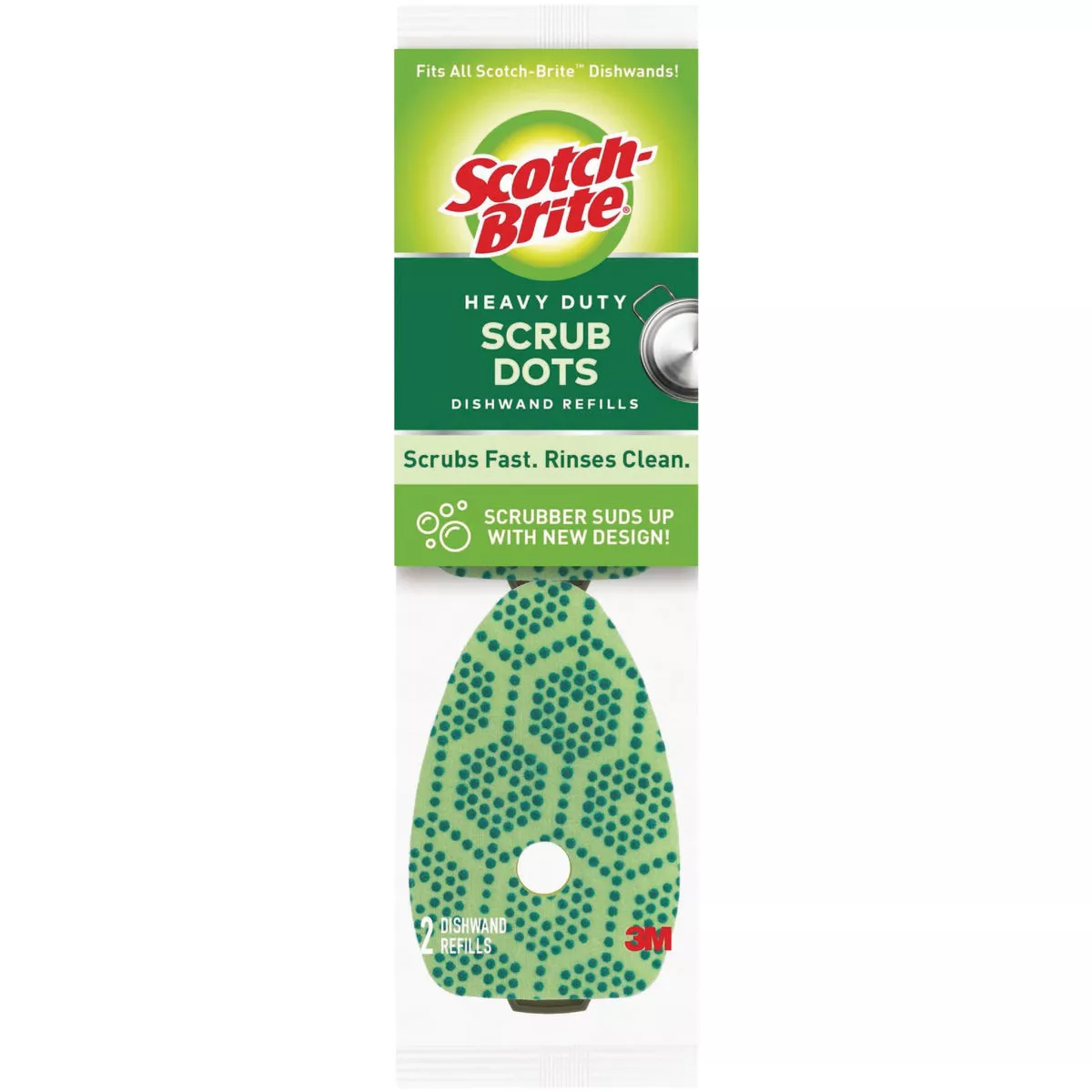 Scotch-Brite Scrub Dots Heavy Duty Dishwand Refills