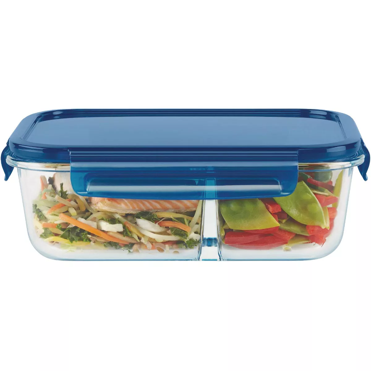 Pyrex MealBox Storage 5.5 Cup Rectangle Storage Container with Plastic Cover - photo 2