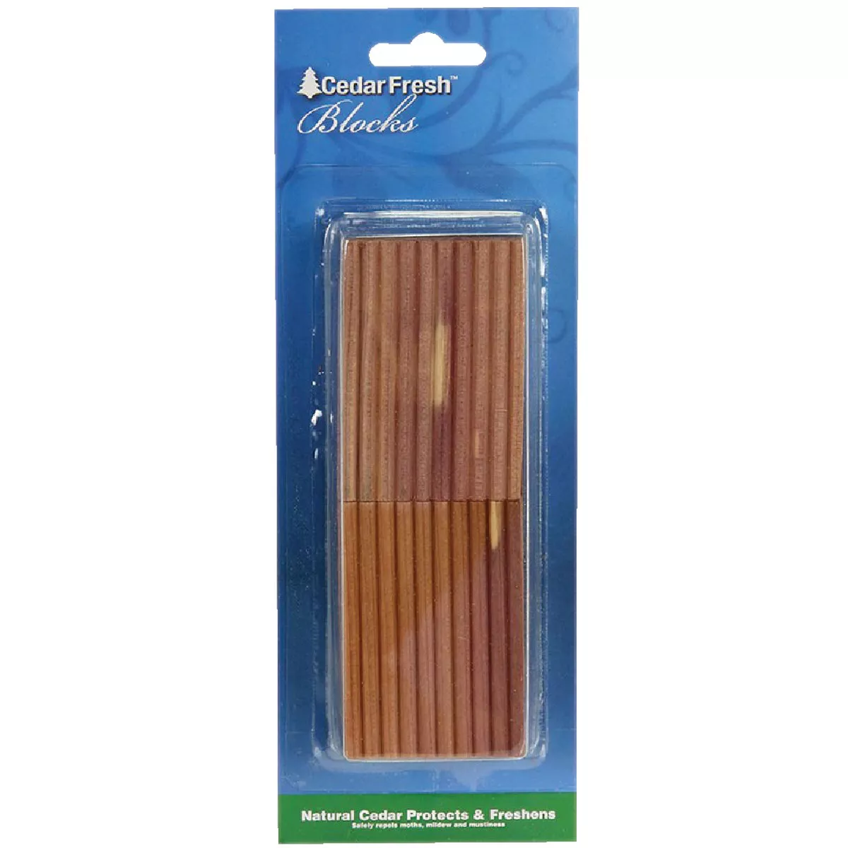 Cedar Fresh Cedar Wood 2 In. W. x 0.275 In. H. x 0.5 In. D. Cedar Blocks (4-Pack)
