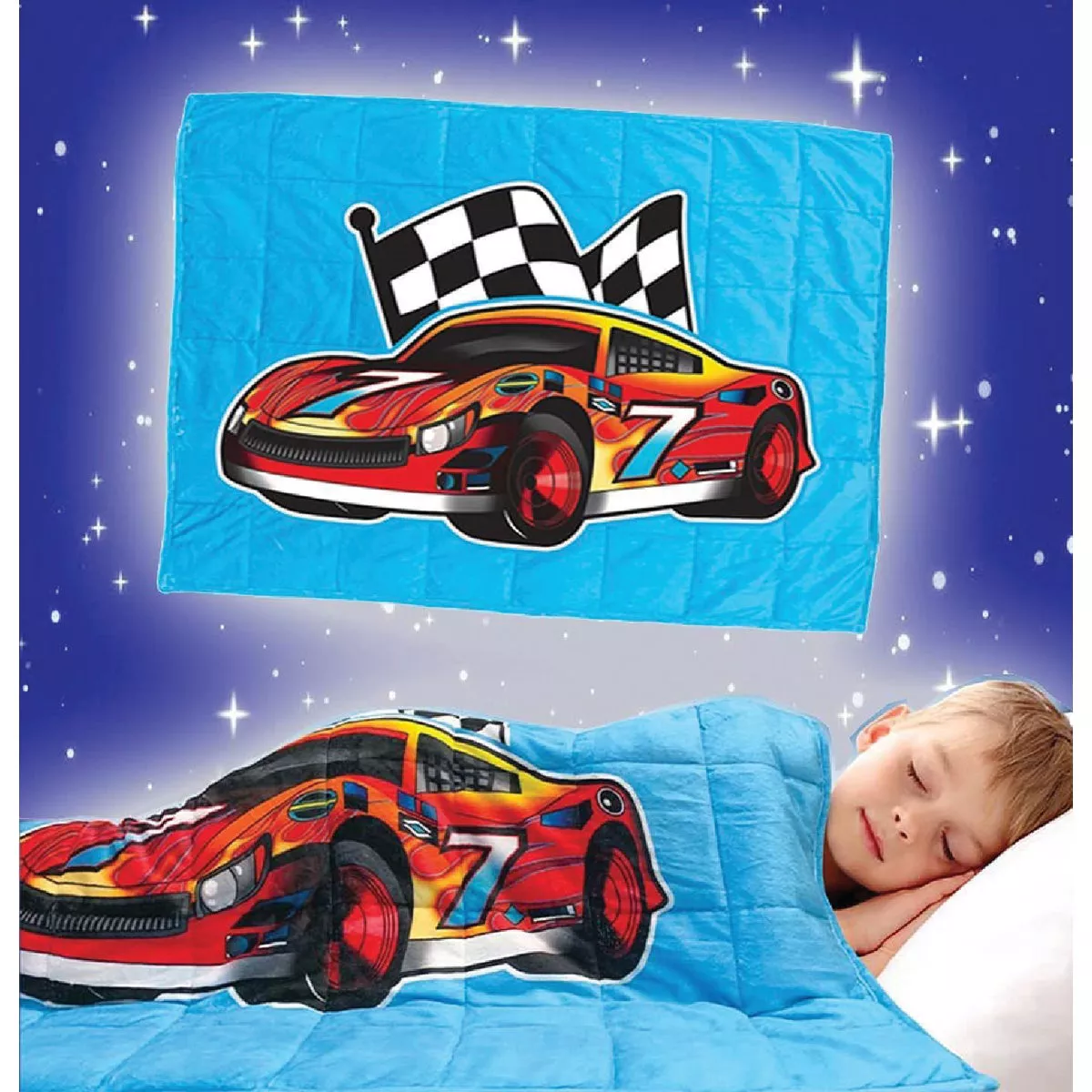 Bell+Howell Kids 7 Lb. Weighted Blanket- Cars - photo 3