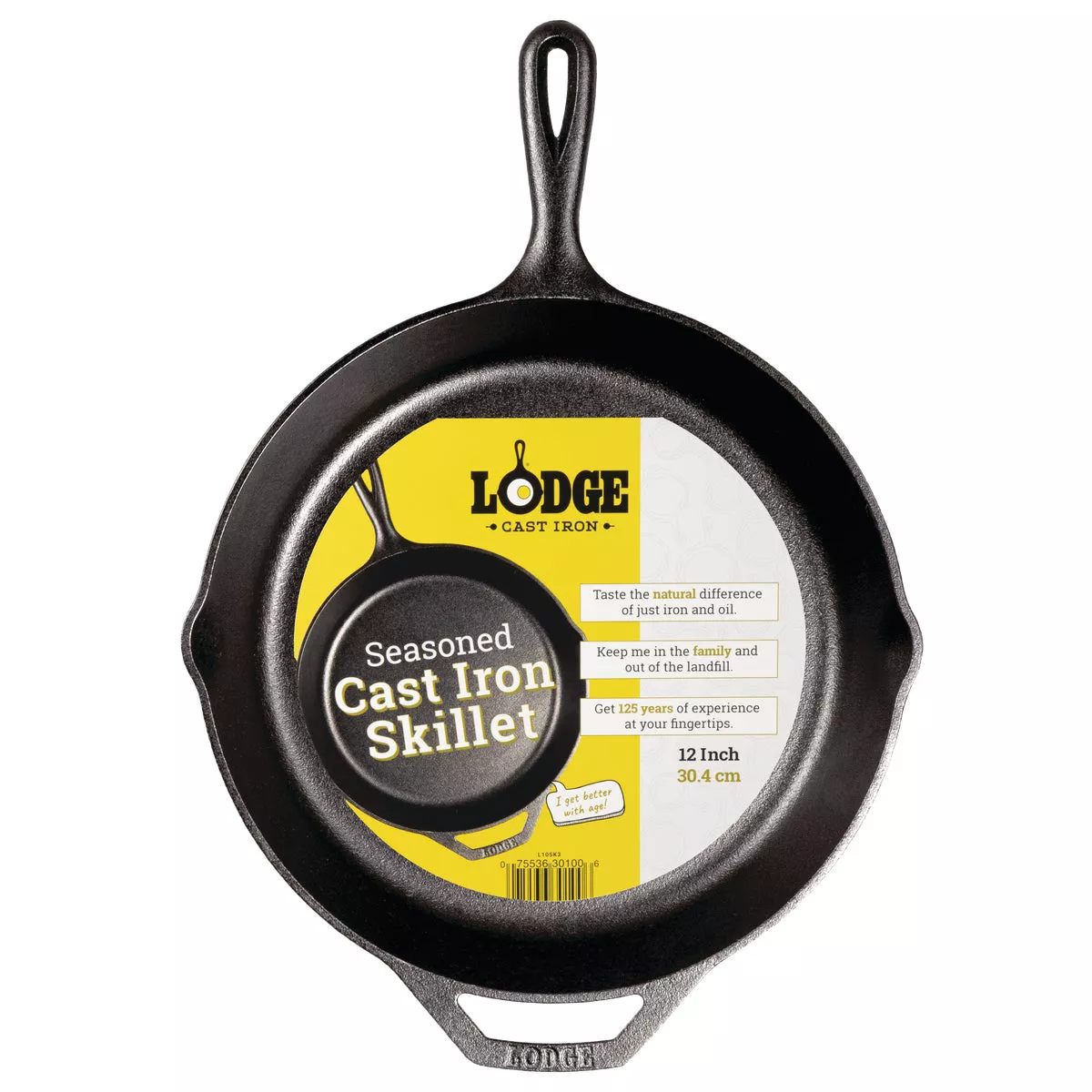 Lodge 12 In. Cast Iron Skillet with Assist Handle - photo 2