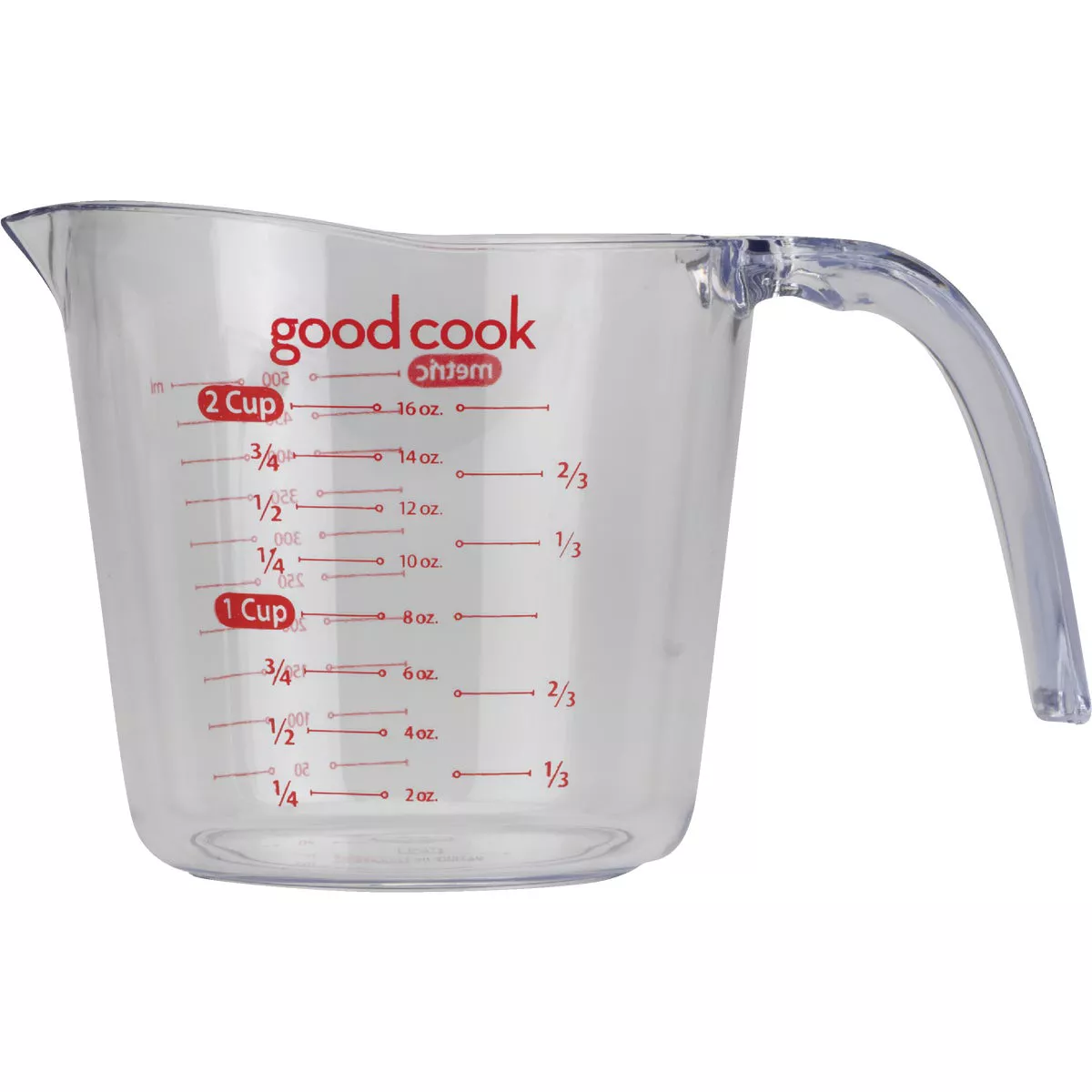Goodcook 2 Cup Clear Plastic Measuring Cup - photo 2