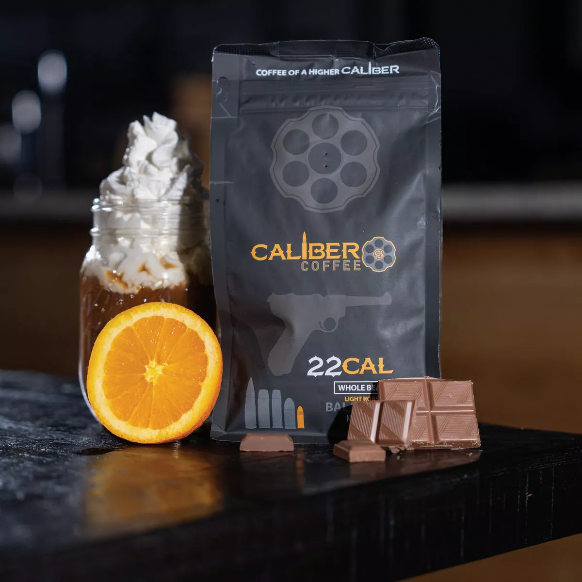 Caliber Coffee .22 Cal Whole Bean Light Roast, 12 Oz. Bag - photo 3