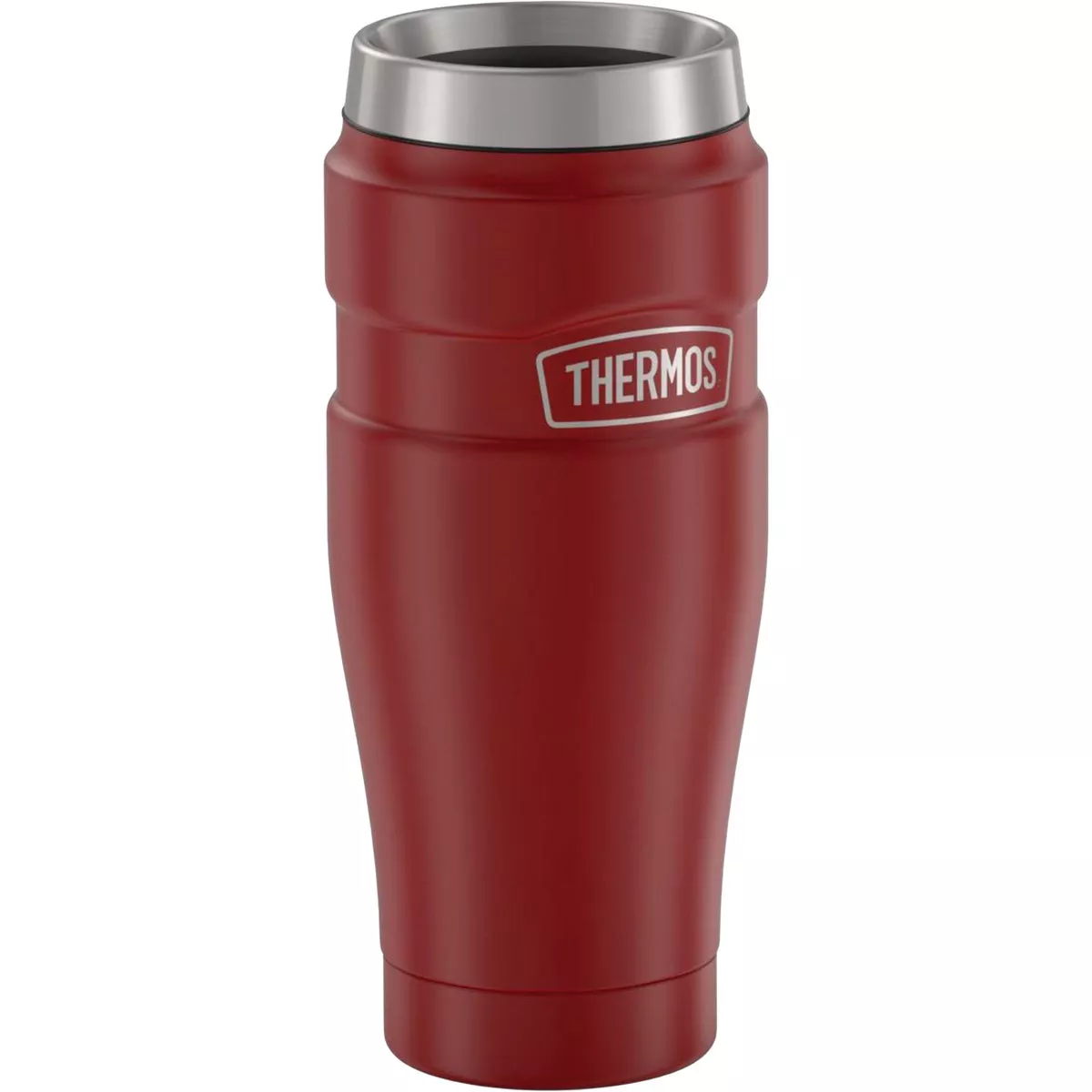 Thermos Stainless King 16 Oz. Matte Red Stainless Steel Travel Tumbler