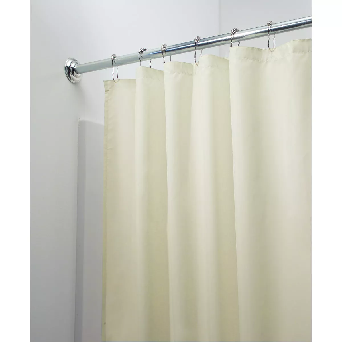iDesign 72 In. x 72 In. Sand Polyester Shower Curtain Liner
