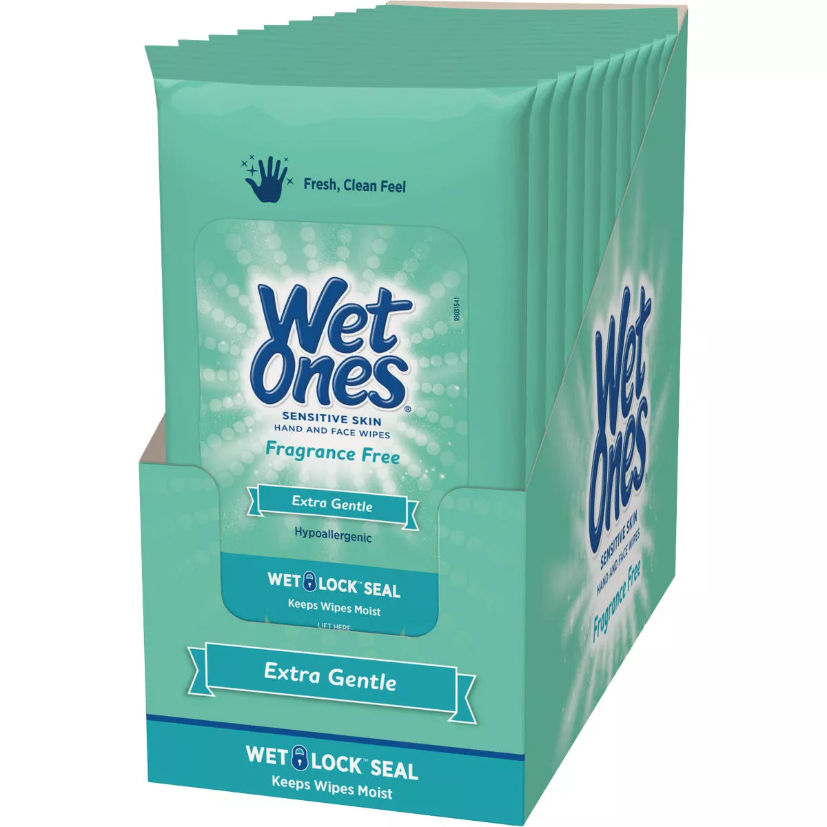 Wet Ones Fragrance-Free Sensitive Skin Travel Pack Hand & Face Cleaning Wipes (20-Count) - photo 2