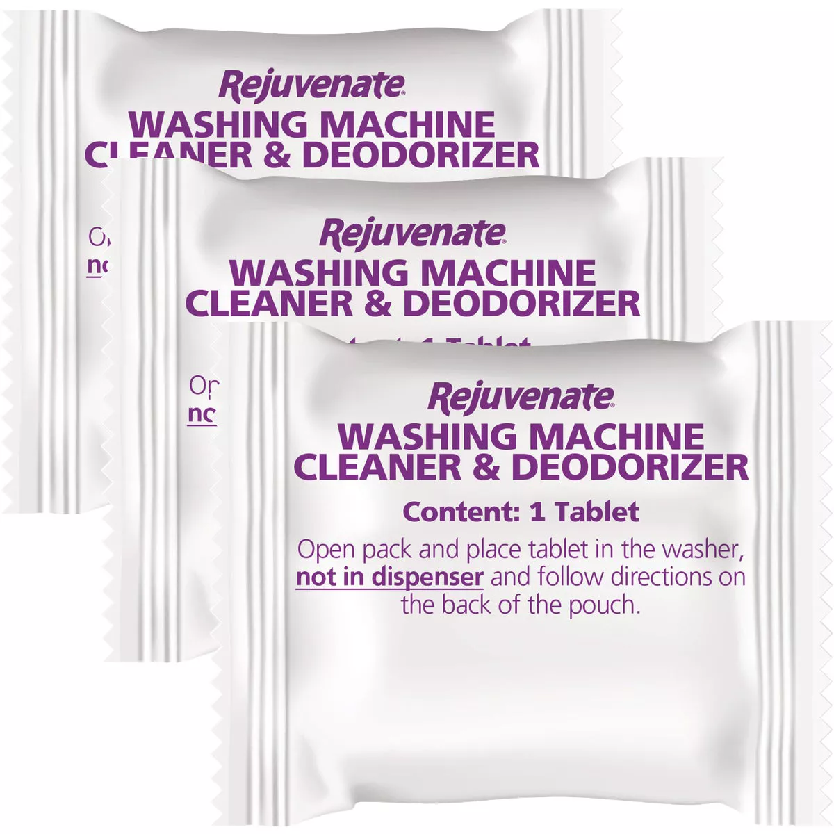 Rejuvenate Lavender Washing Machine Cleaning and Deodorizer Tablet (3-Pack) - photo 3