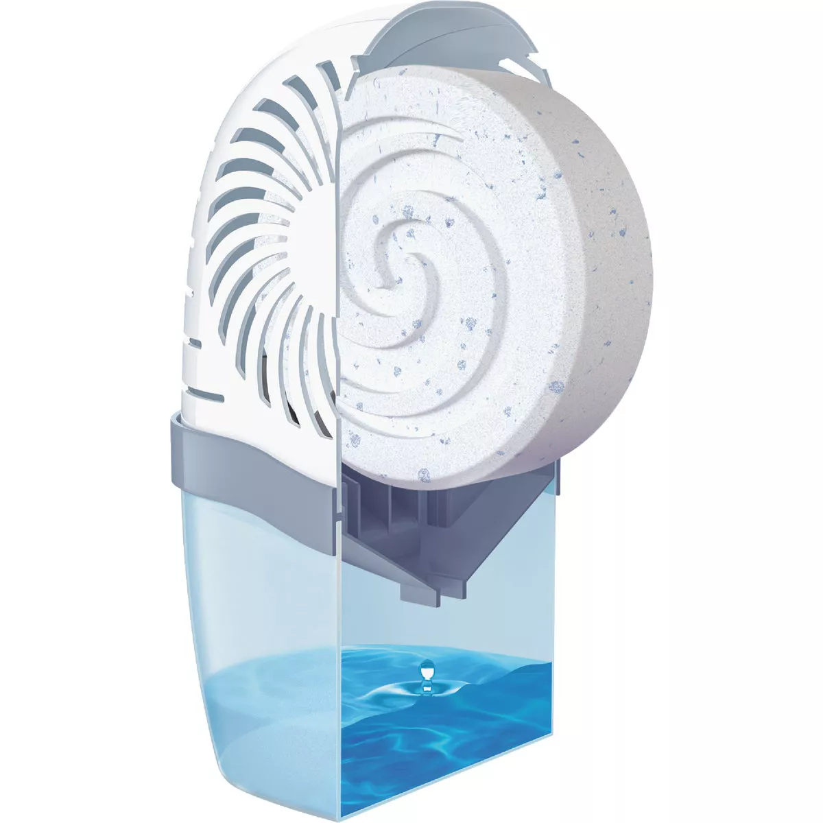 DampRid Reusable Moisture Absorber with Drop-In Tablet, Fresh Scent, 15.8 Oz. - photo 4