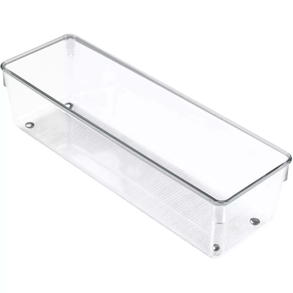 iDesign Linus 4 In. W. x 12 In. L. x 3 In. D. Clear Drawer Organizer Tray