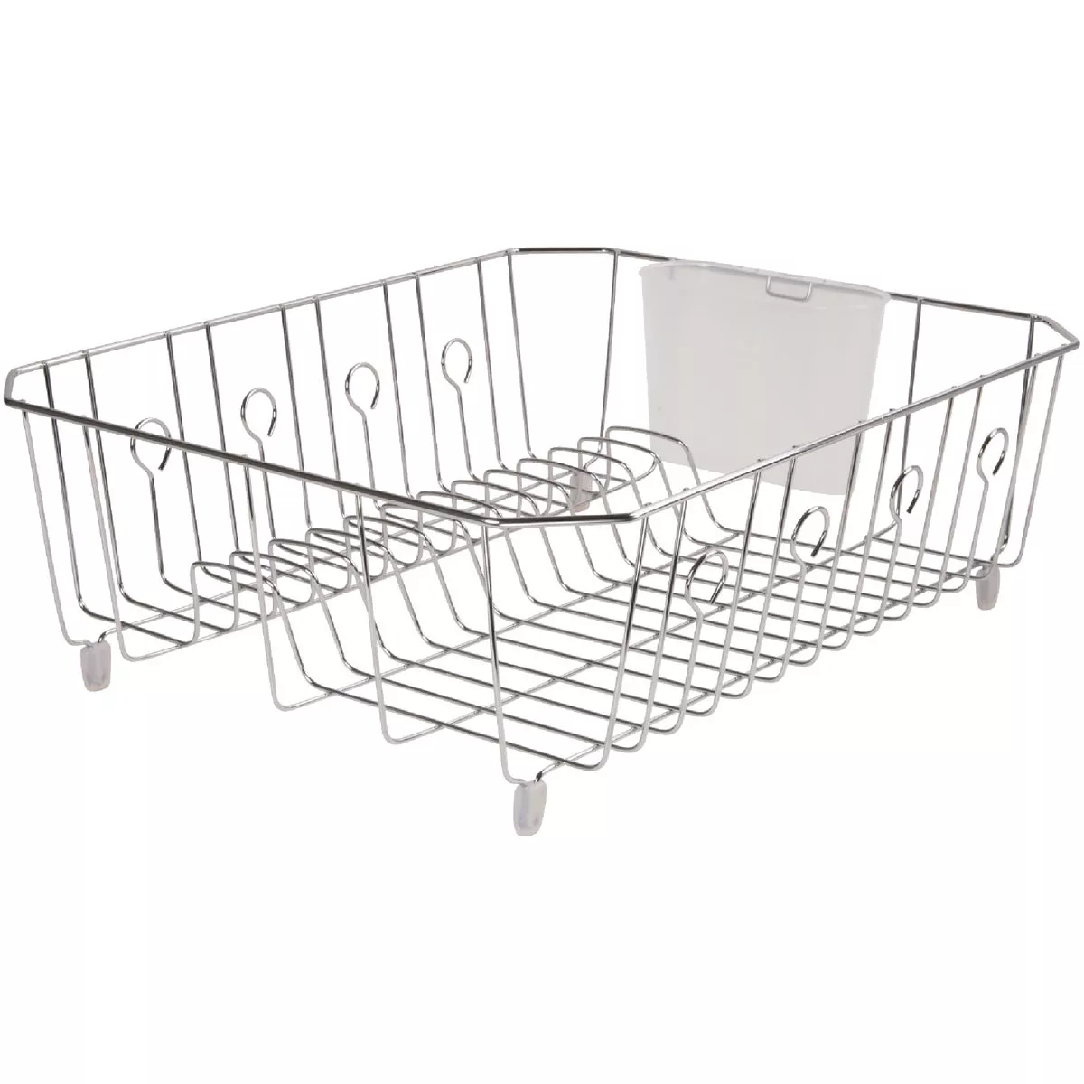 Rubbermaid 13.81 In. x 17.62 In. Chrome Wire Sink Dish Drainer - photo 3