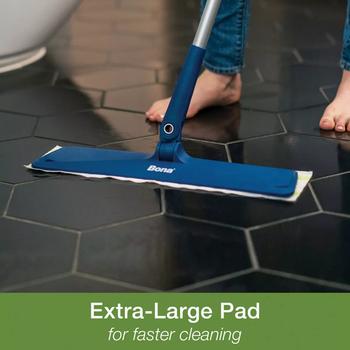 Bona Express 5 In. W. x 17 In. L. Wet Hard Surface Floor Disposable Cleaning Pad (12-Count) - photo 6