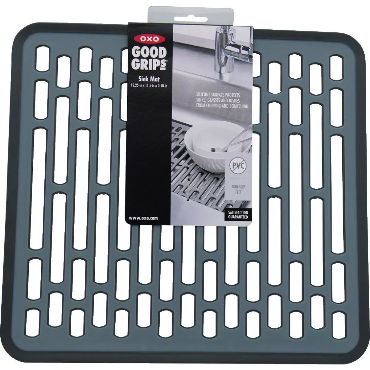 OXO Good Grips 11.5 In. x 12.25 In. Gray Sink Mat - photo 2
