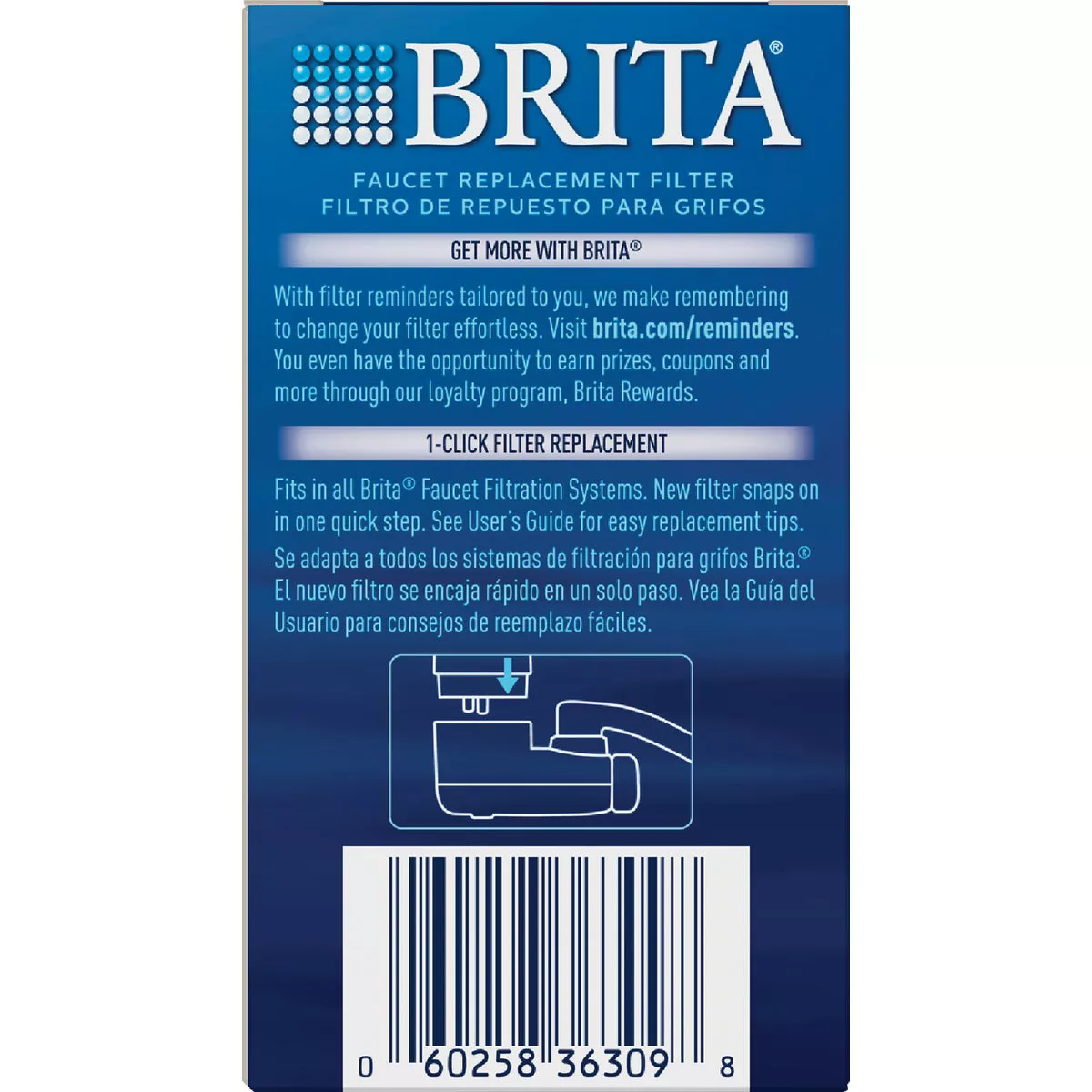 Brita On Tap White Replacement Water Filter Cartridge - photo 5