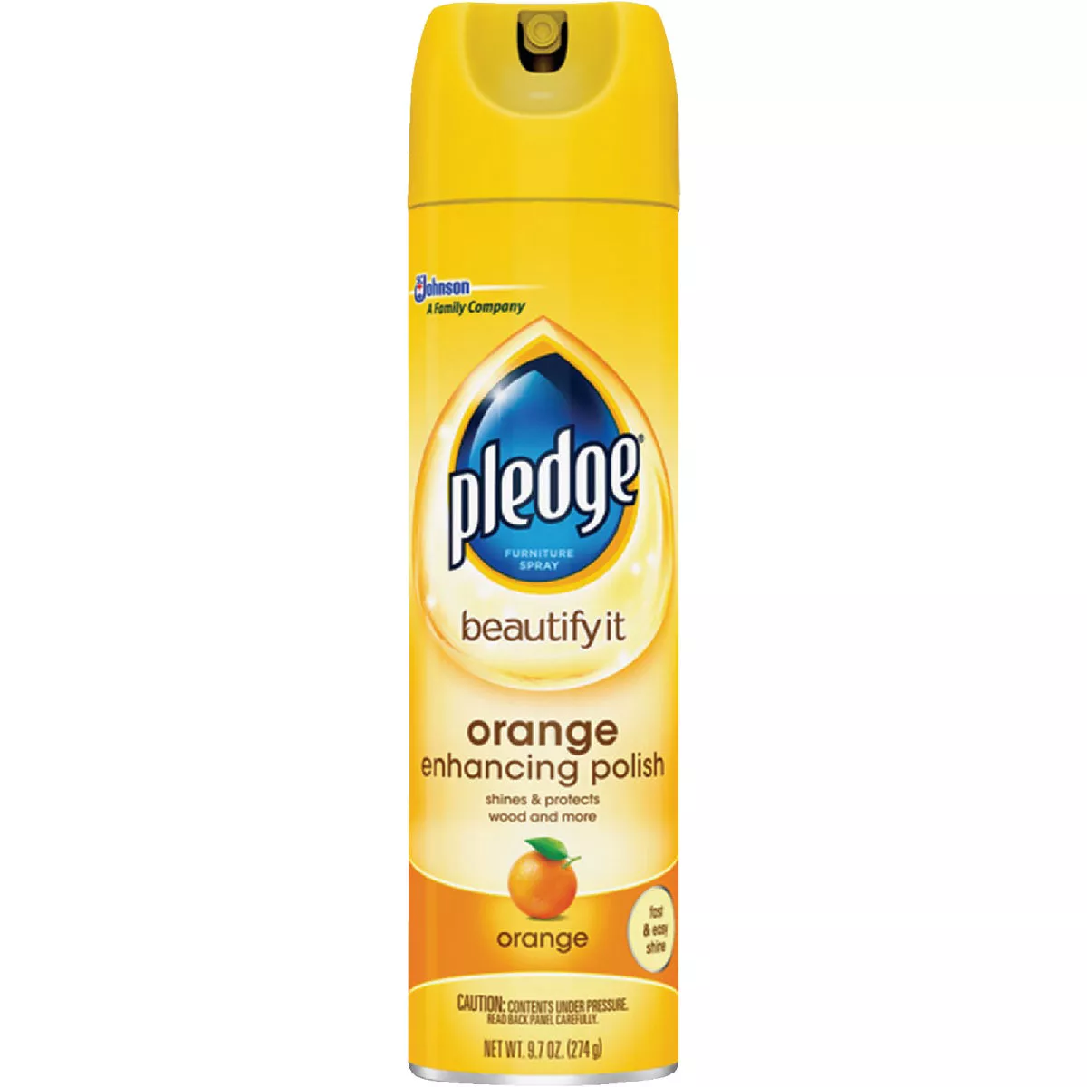 Pledge 9.7 Oz. Orange Furniture Polish - photo 2