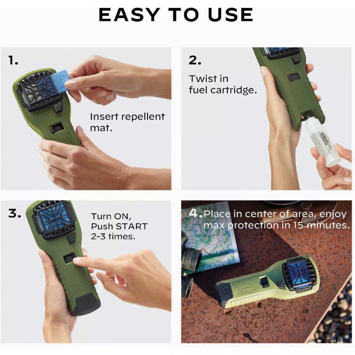 Thermacell 12 Hr. Green Mosquito Repellent Appliance - photo 5