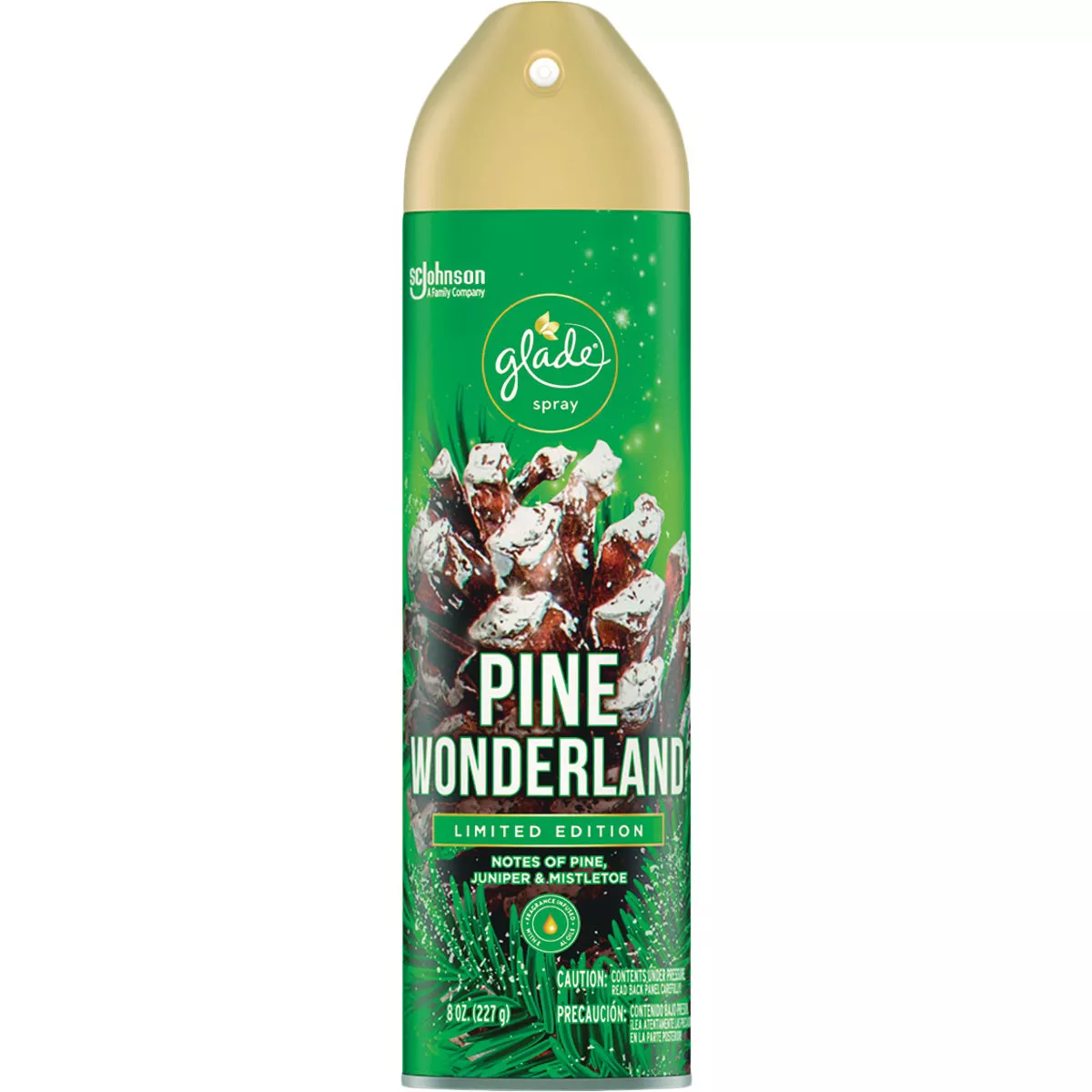 Glade 8 Oz. Pine Wonderland Aerosol Spray Air Freshener