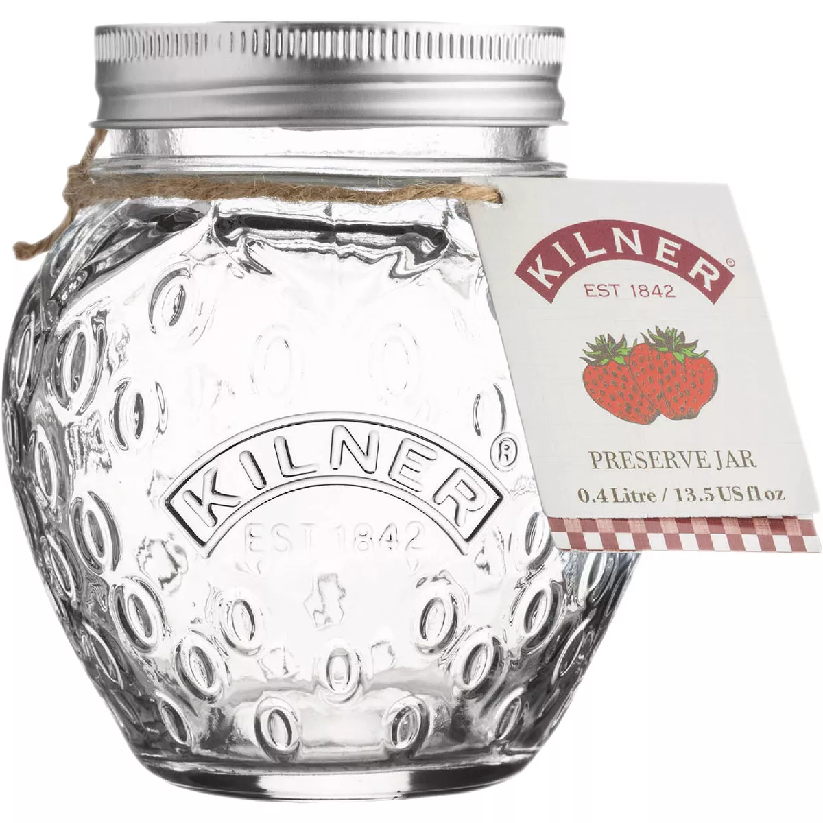 Kilner 13.5 Oz. Strawberry Shape Fruit Jar - photo 2