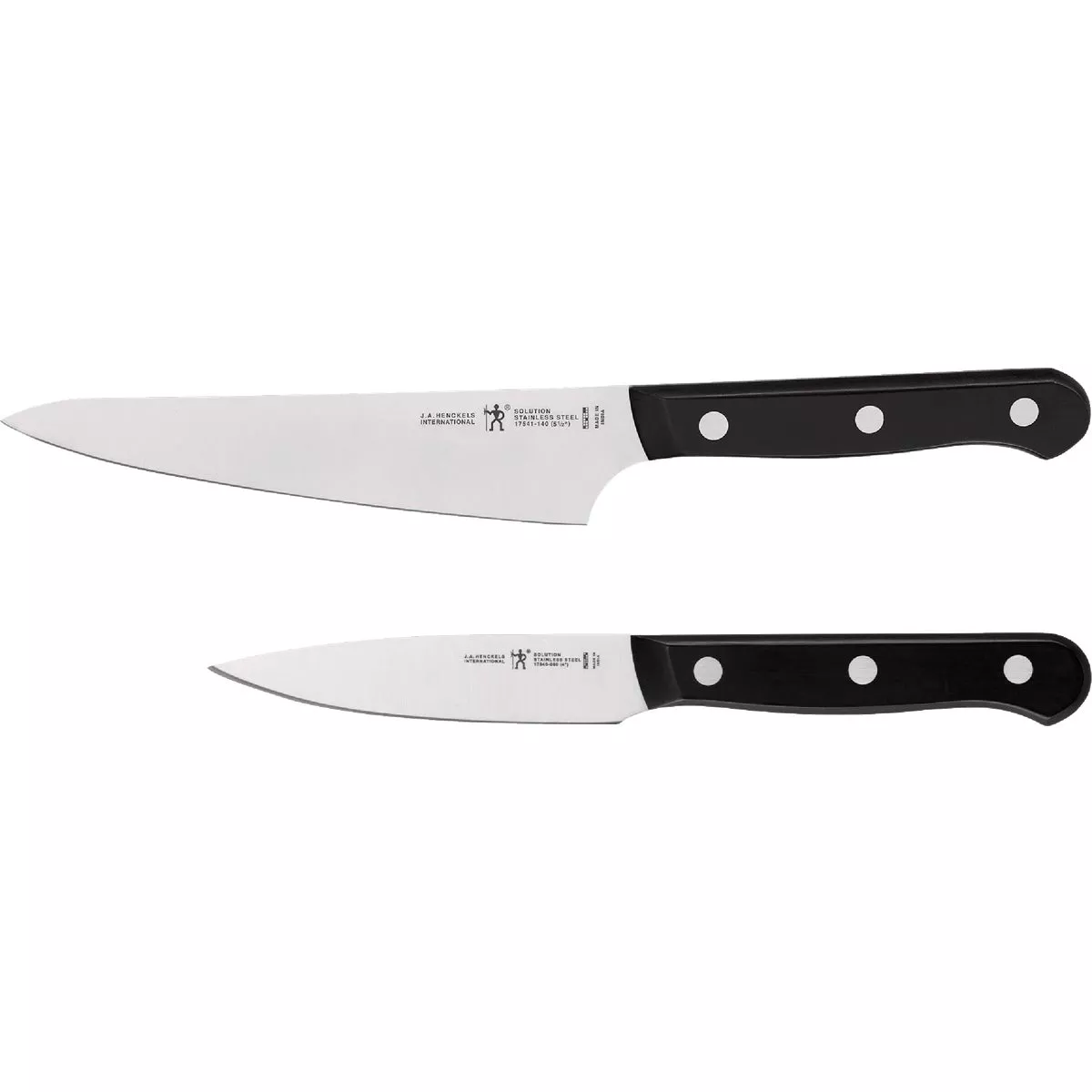 J. A. Henckels International Solution 2-Piece Prep Knife Set with Paring Knife and Prep Knife