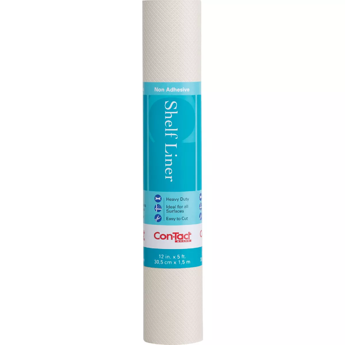 Con-Tact 12 In. x 5 Ft. Almond Non-Adhesive Shelf Liner - photo 2