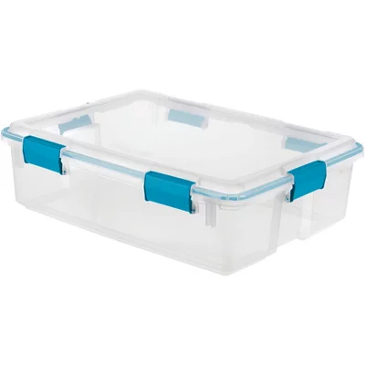 Sterilite 14 In. x 10.25 In. x 17 In. 27 Quart White Stackable