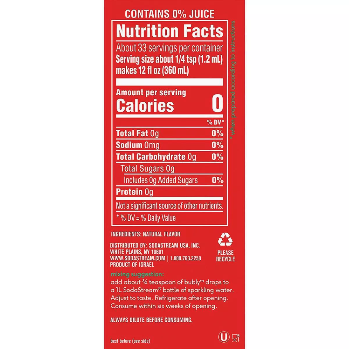 Sodastream Bubly 1.36 Oz. Cherry Drops - photo 2