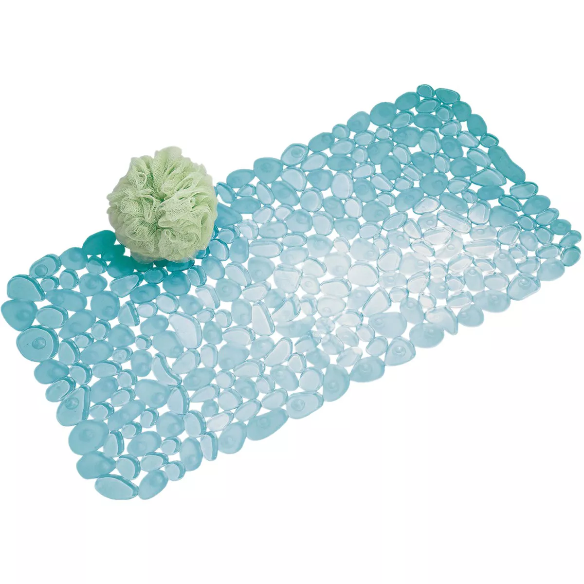 iDesign Pebblz 13.5 In. x 26 In. Blue Bath Mat - photo 2
