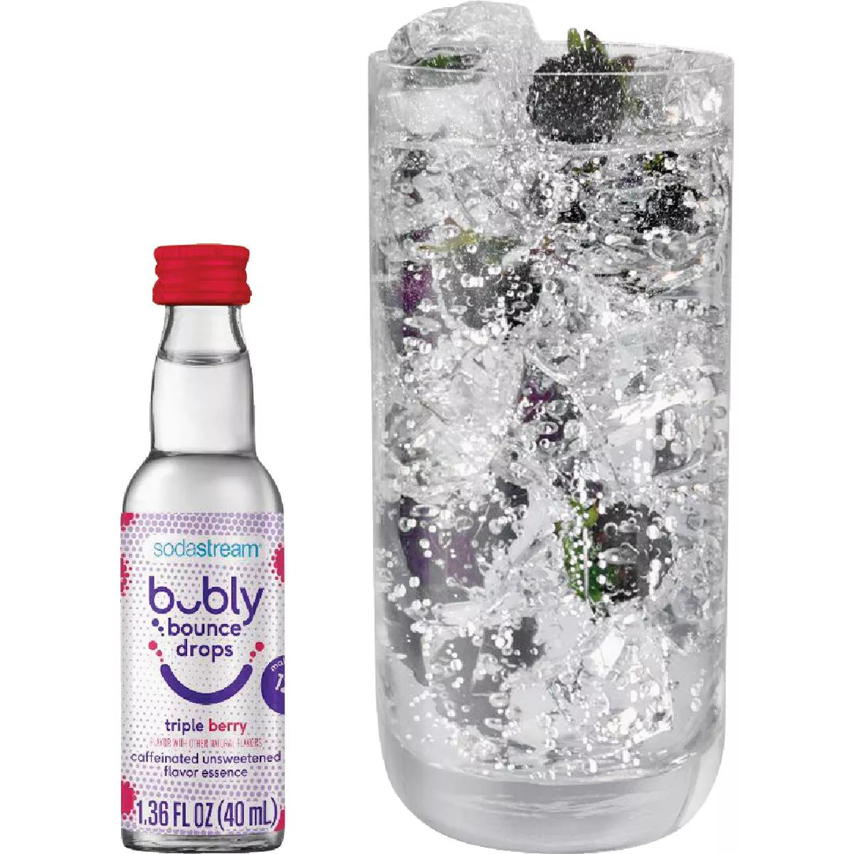 SodaStream Bubly Bounce Triple Berry Beverage Drops - photo 2