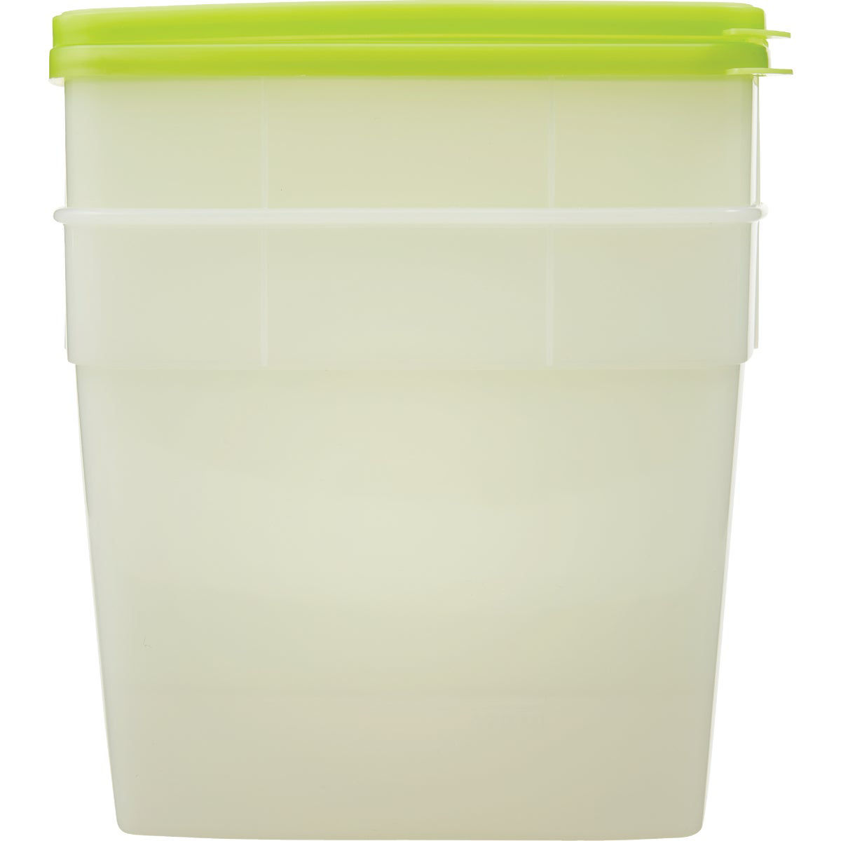 Freezer Storage Container, 1 Pt, White, Plastic, (5/Pack), Stor-Keeper  386372