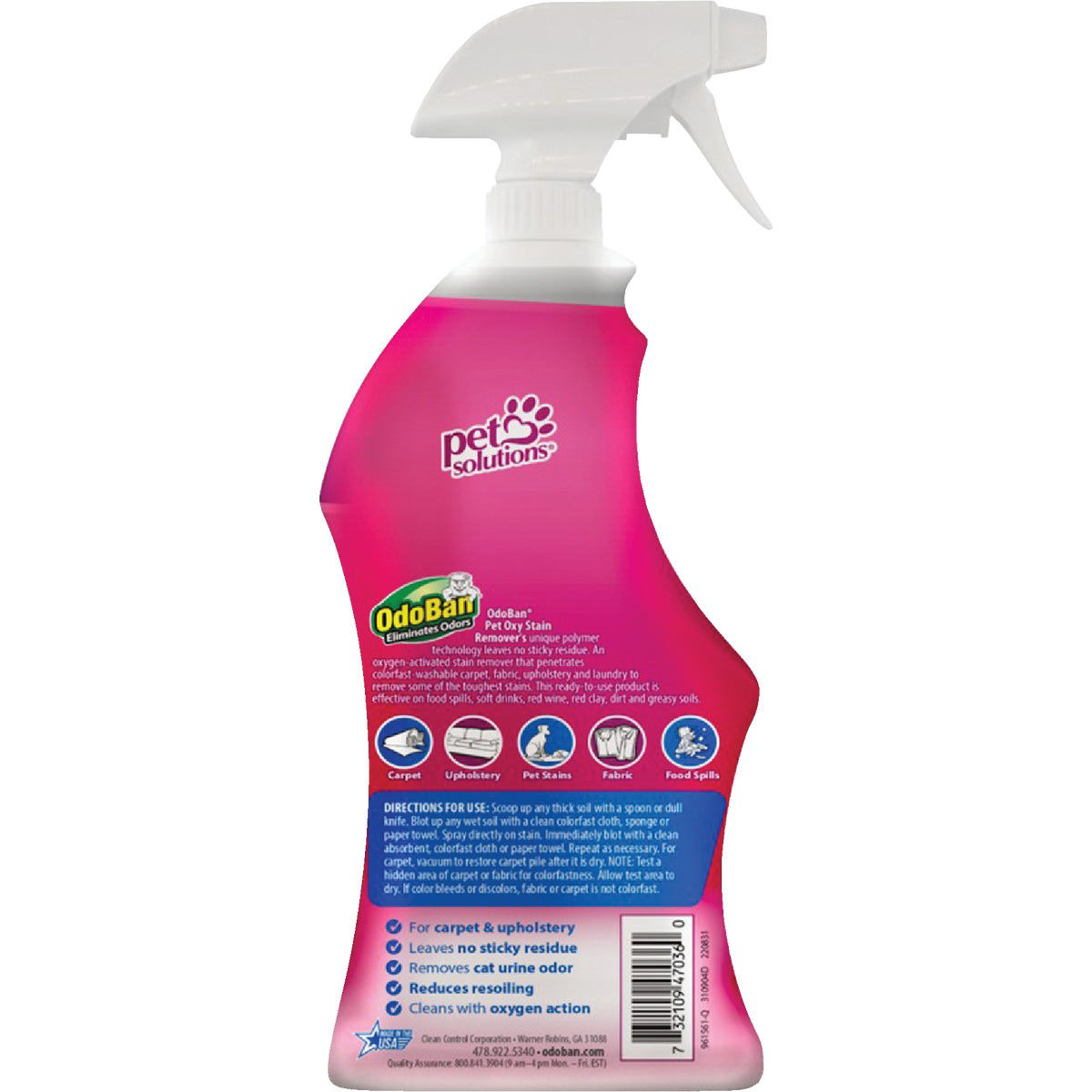 OdoBan 32 Oz. Pet Oxy Stain Remover Carpet Cleaner Do it Best