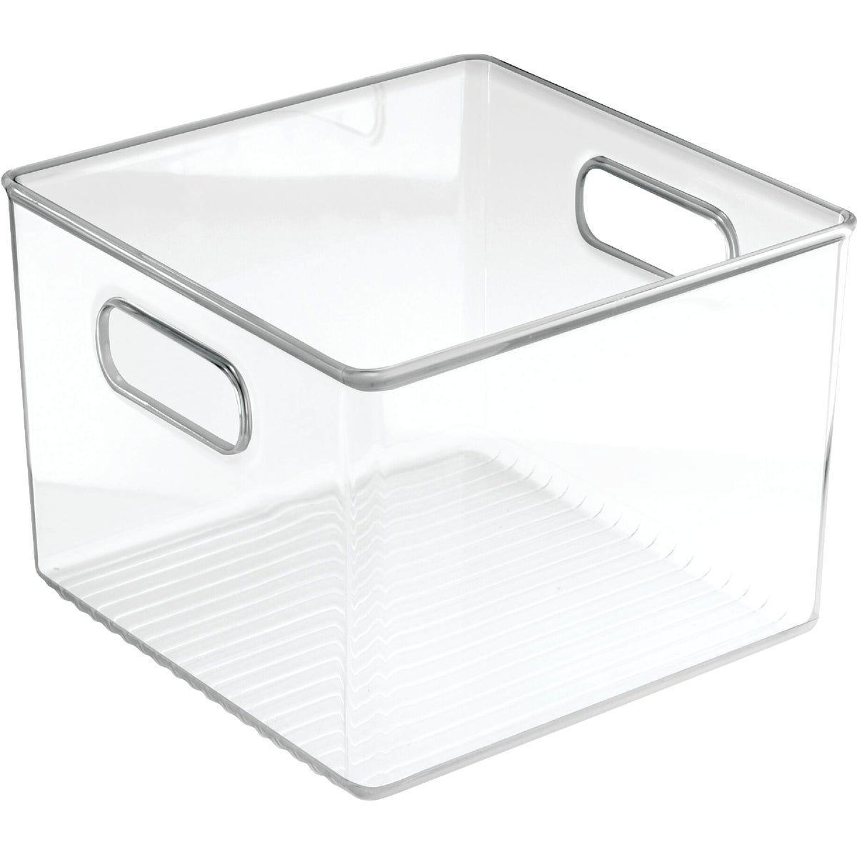 食品 B-HACHI Clear iDesign 8 In. W. x 6 In. H. x 8 In. D. Clear Fridge/Pantry Storage