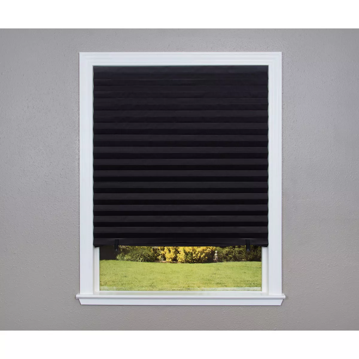 Redi Shade 48 In. x 72 In. Blackout Pleated Paper Shade | True Value ...
