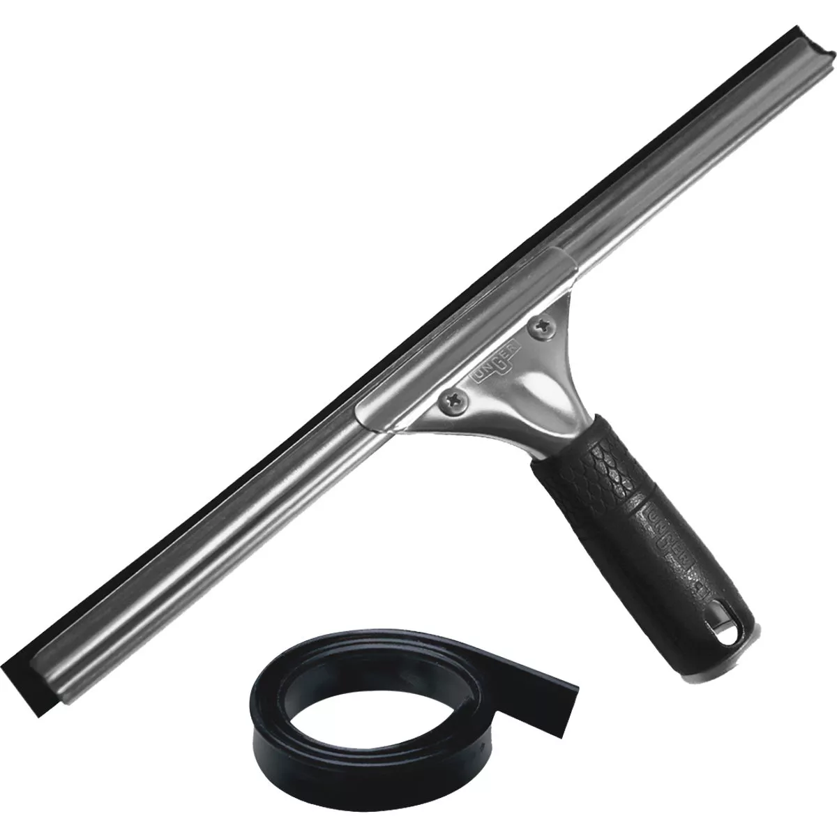 Unger Professional 12 In. Performance Grip Squeegee with Bonus Rubber