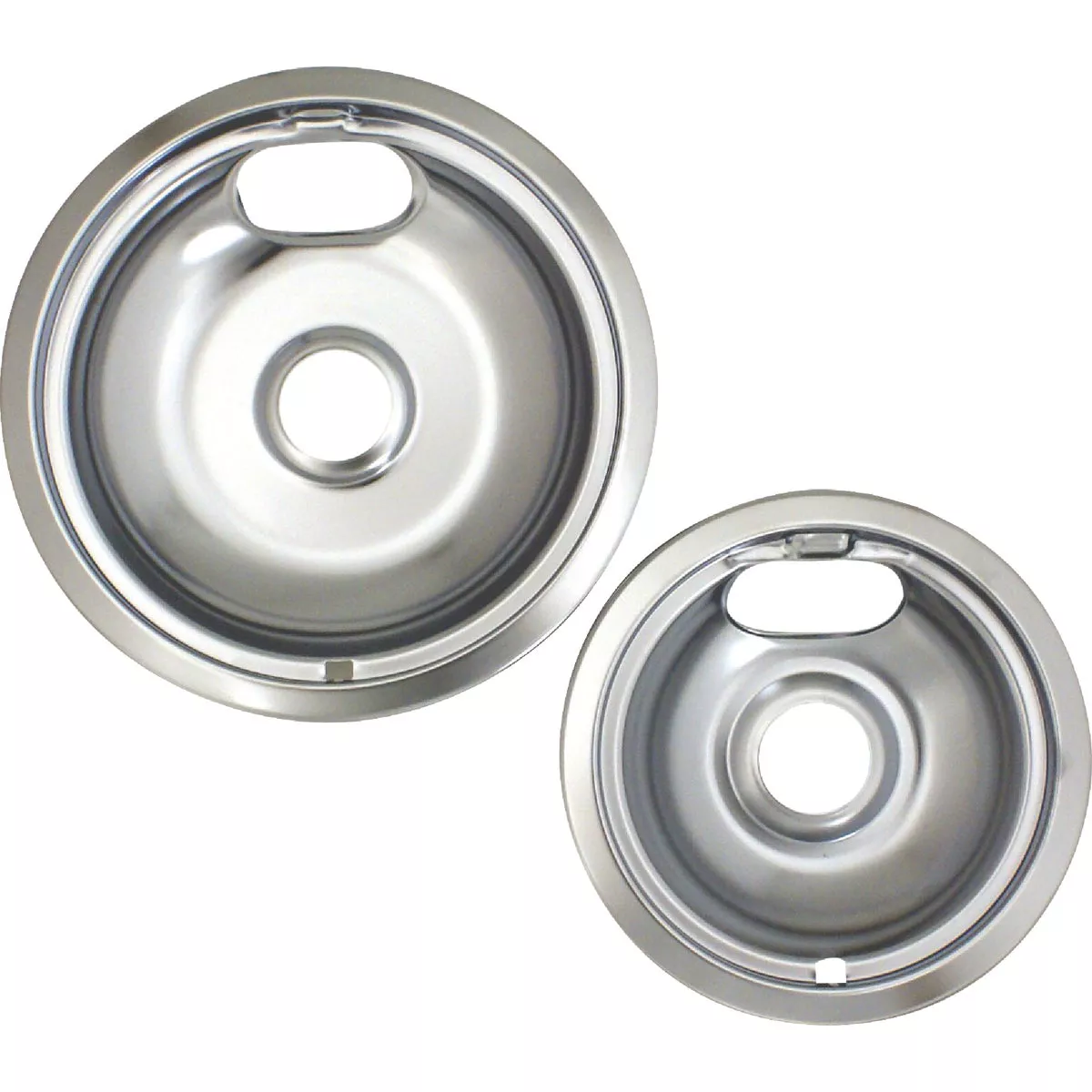 Range Kleen Electric (1) 6" & (1) 8" Style A Round Chrome Drip Pan - photo 2