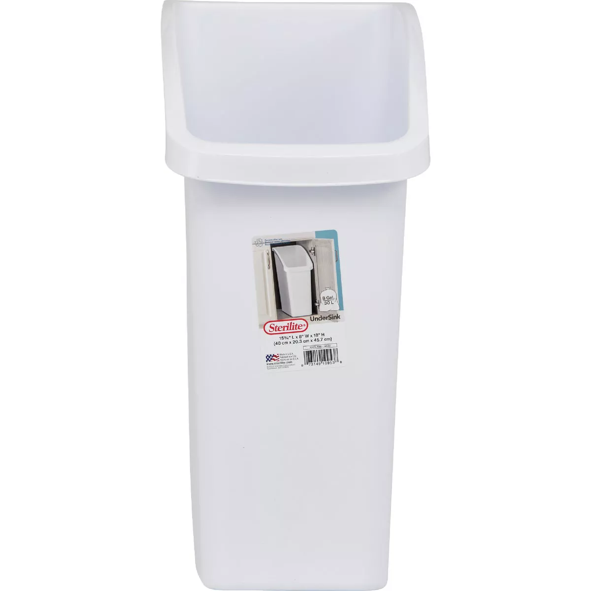 Sterilite Under Sink Wastebasket - photo 2