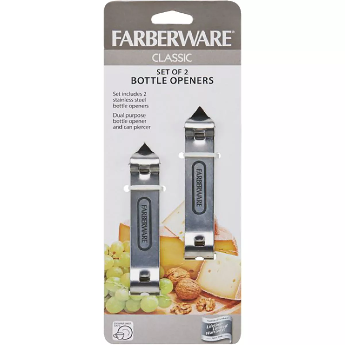 Farberware Stainless Steel Bottle Openers (2 Count) - photo 2