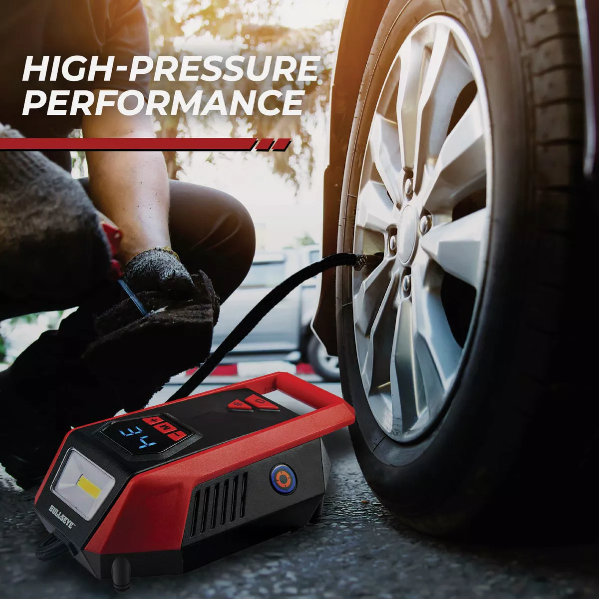 Bullseye 12V DC Handheld Tire Inflator - photo 6