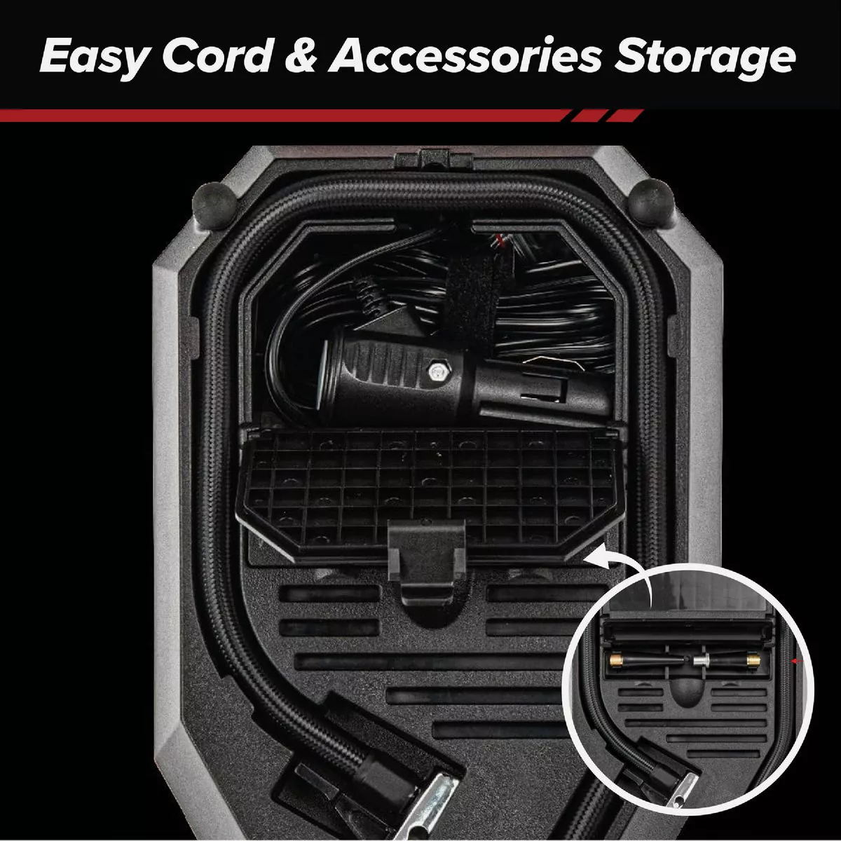 Bullseye 12V DC Handheld Tire Inflator - photo 3